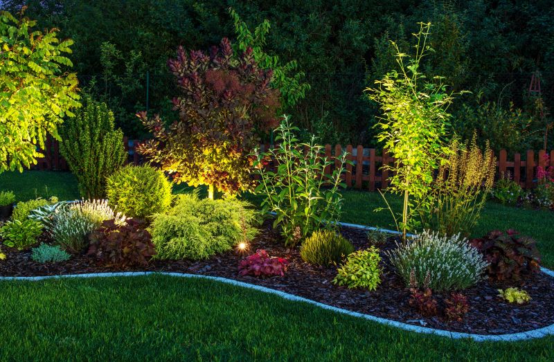 Landscape Lighting in Favorable Weather