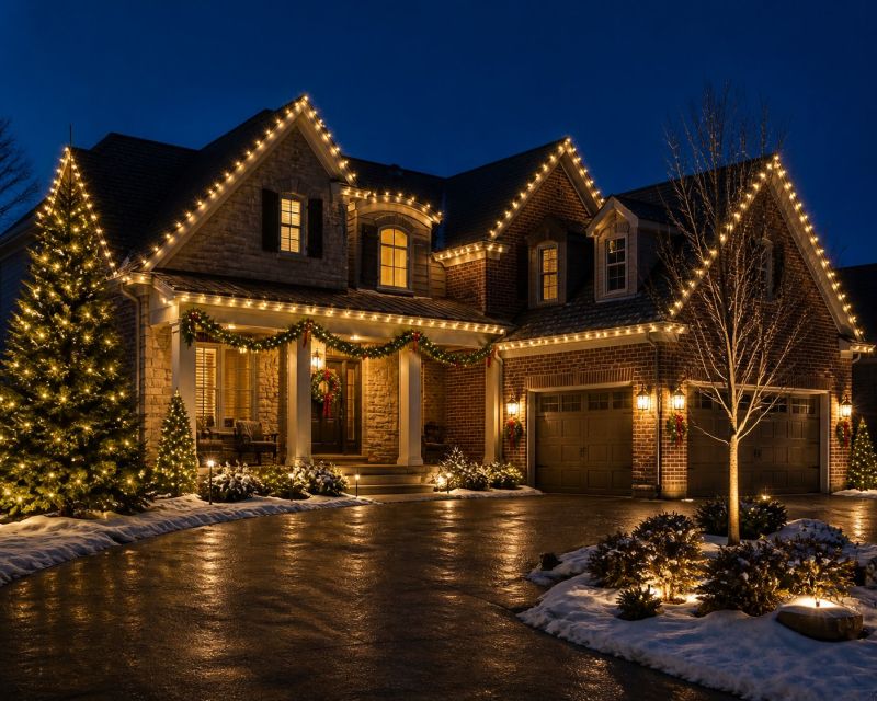 Xmas Lights Installation in Kansas City, KS